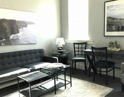 The RIVER SUITE, 1-bedroom with kitchenette, full bath